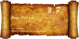 Mag Polla névjegykártya